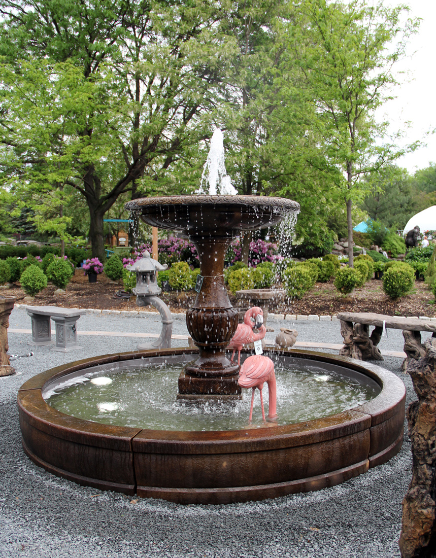 Edward's Garden Center has fountains