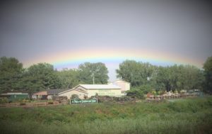Rainbow over Edward's Garden Center