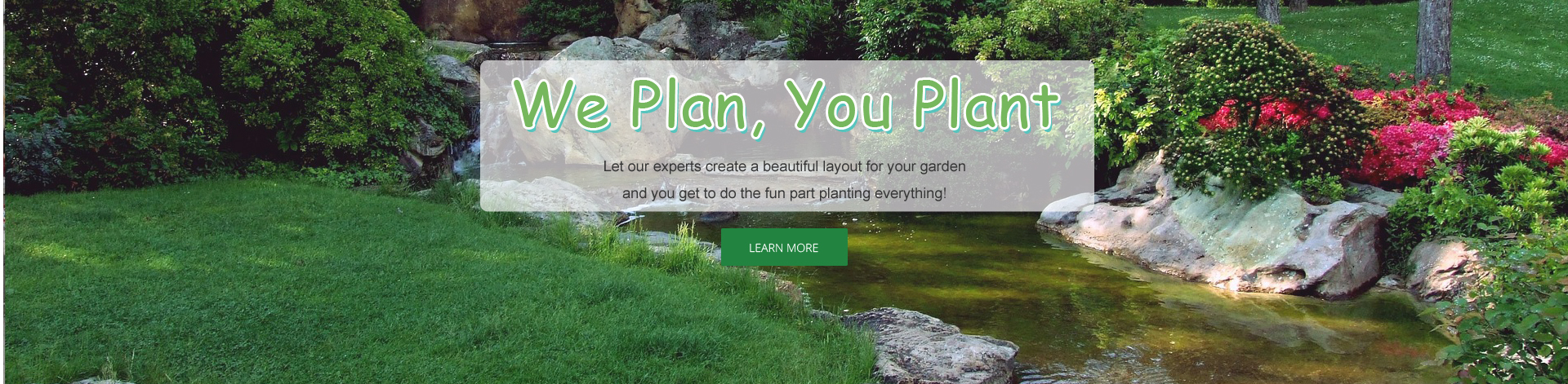 We Plan you Plant Service at Edward's Garden Center