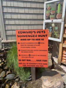 Rules for Edward's Pets Scavenger Hunt